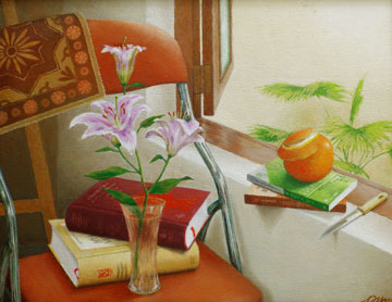 Bịn rịn màu hoa loa kèn