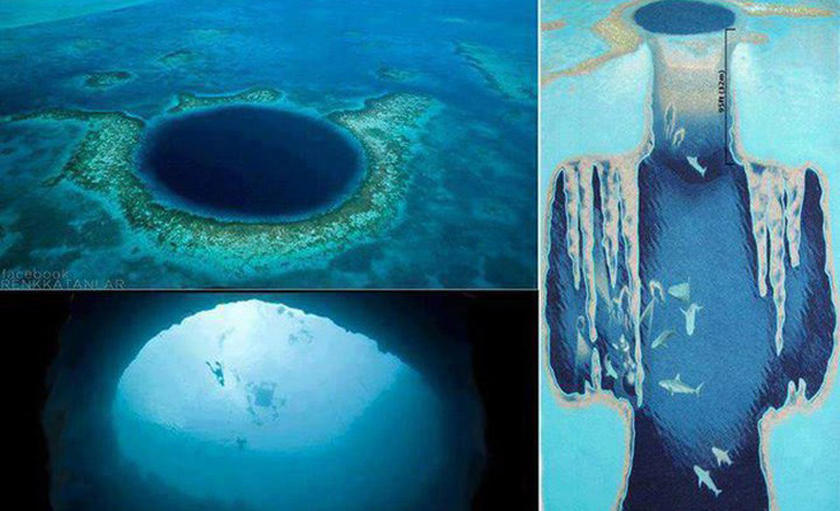Thám hiểm hố xanh khổng lồ Belize - vực sâu kỳ lạ dưới lòng đại dương