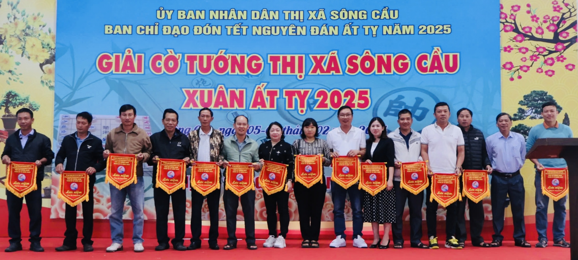 18 kỳ thủ tham gia Giải cờ tướng xuân Ất Tỵ năm 2025