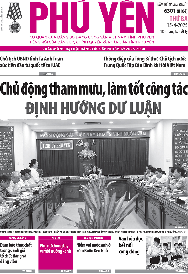 Đọc báo in ngày 15-4-2025