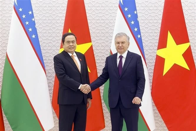 Vietnam's top legislator meets with Uzbek President in Tashkent