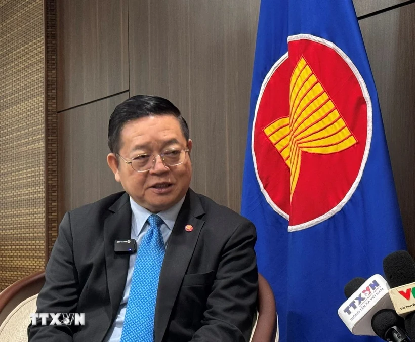 Tổng Thư ký ASEAN Kao Kim Hourn Ảnh: TTXVN