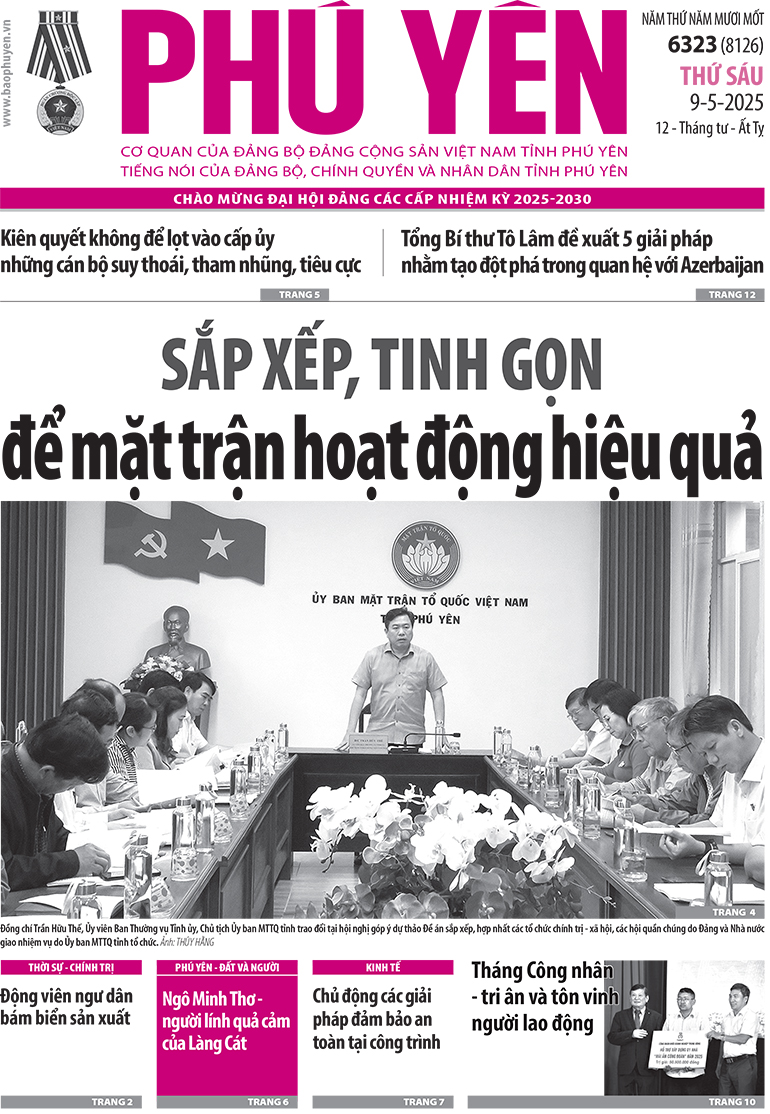 Đọc báo in ngày 9-5-2025