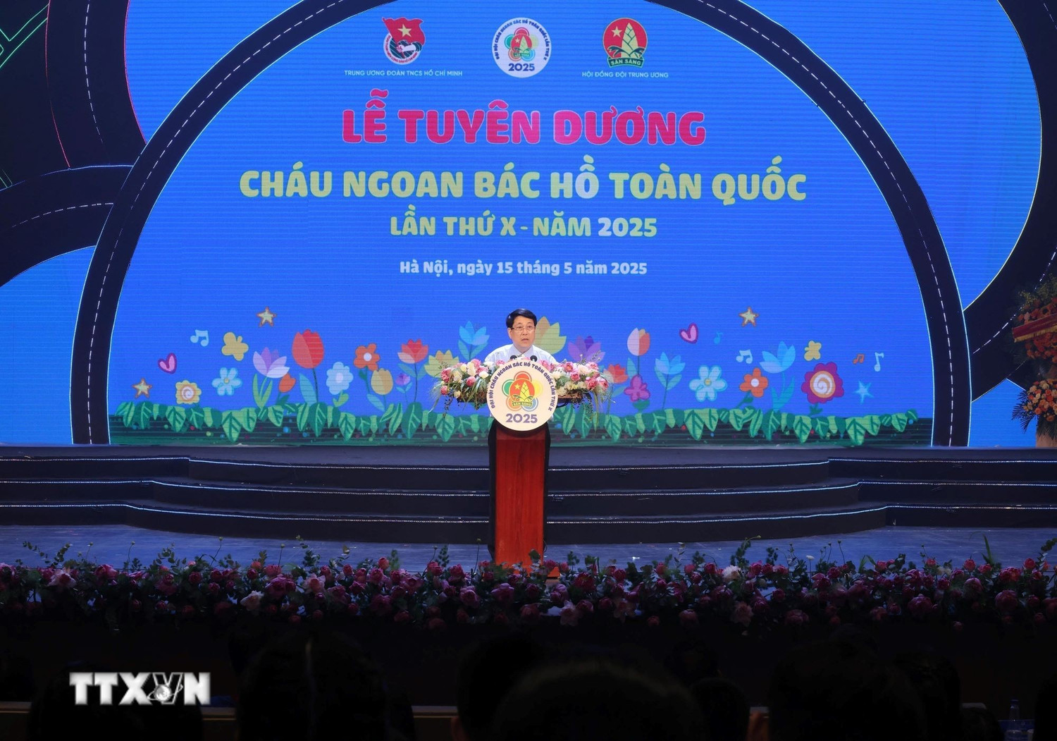 Chủ tịch nước Lương Cường phát biểu. Ảnh: TTXVN