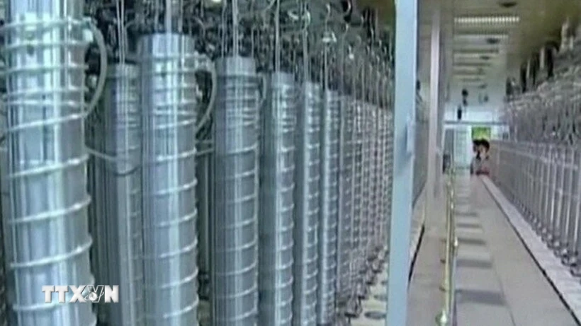 Bên trong một cơ sở hạt nhân của Iran. Ảnh: IRNA/TTXVN