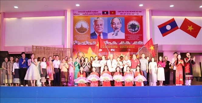 Artists at the event. Photo: VNA