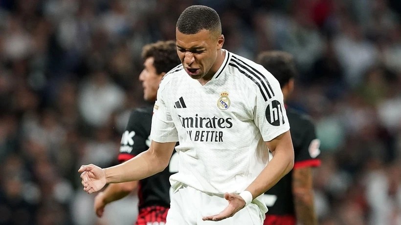 Mbappe là cầu thủ Real Madrid ghi bàn nhiều nhất tại La Liga ở mùa giải ra mắt (28 bàn).