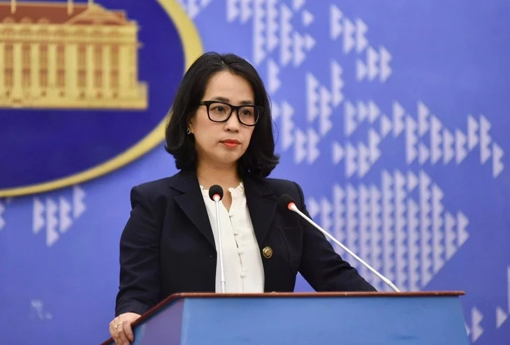 Spokesperson of the Ministry of Foreign Affairs Pham Thu Hang. Photo: VNA