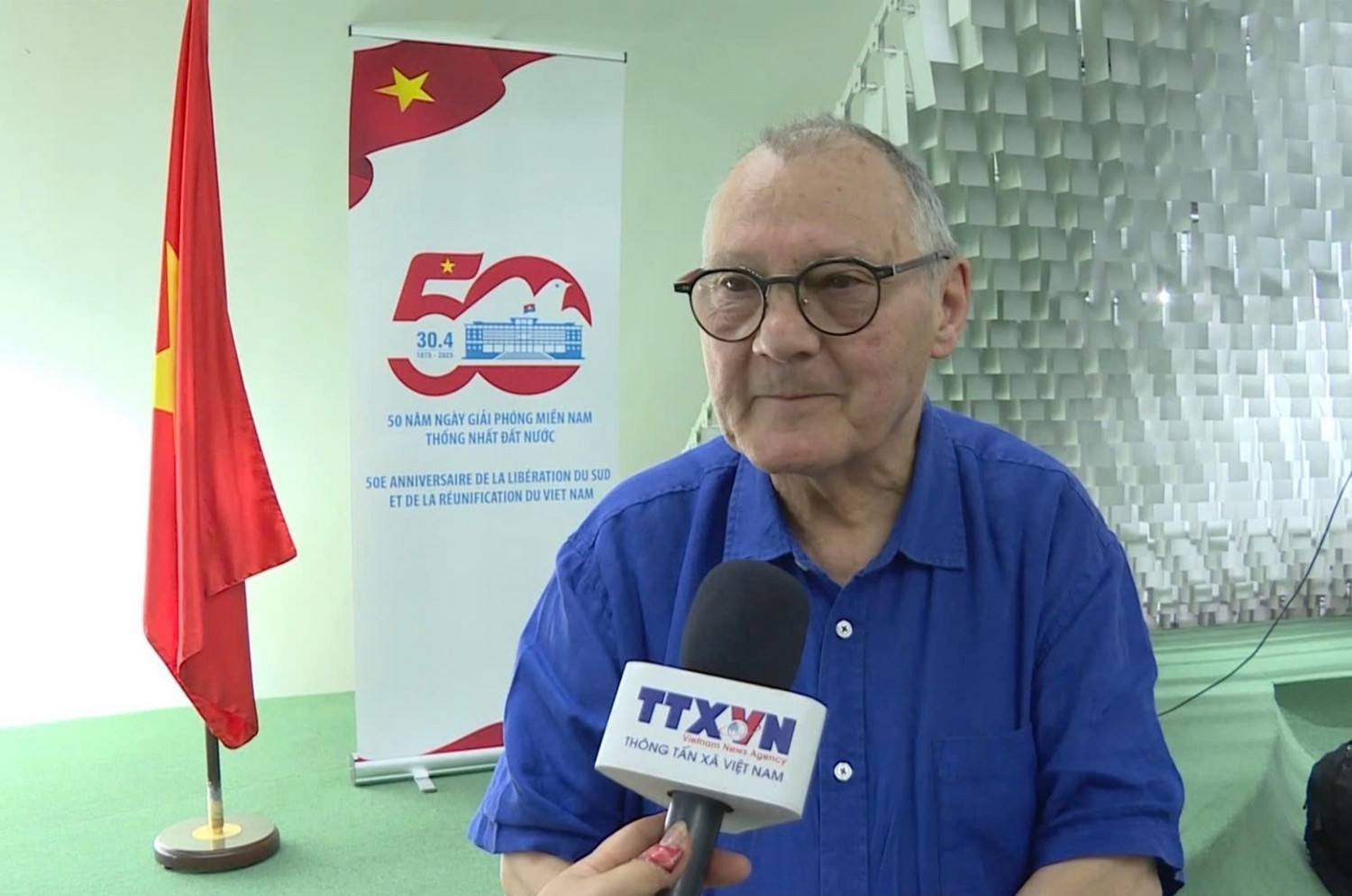 Nhà sử học Pháp Alain Ruscio. Ảnh: TTXVN
