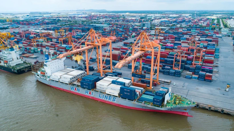 Hai Phong port. Photo: VNA