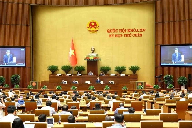 At the 15th National Assembly (NA)’s 9th session. Photo: VNA