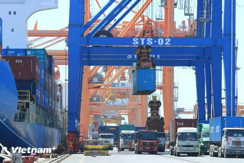A view of Hai Phong port. Photo: VNA