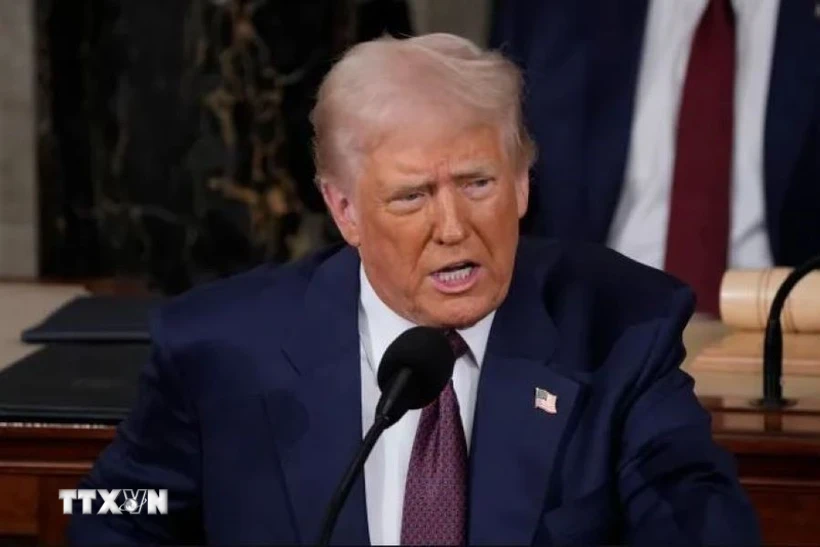 Tổng thống Mỹ Donald Trump chuẩn bị có chuyến thăm vùng Vịnh. Ảnh: USA Today/TTXVN