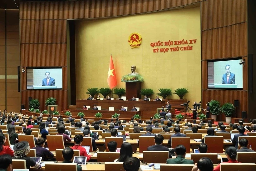 An overview of the 15th National Assemblys 9th session. Photo: VNA