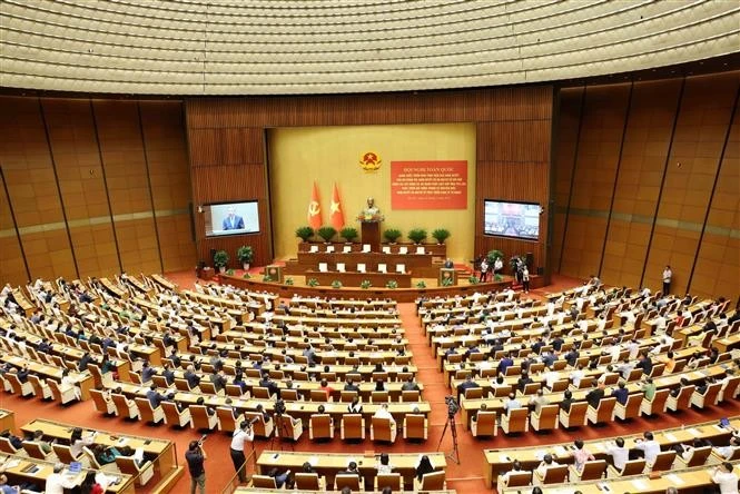 A view of the national conference on May 18. Photo: VNA