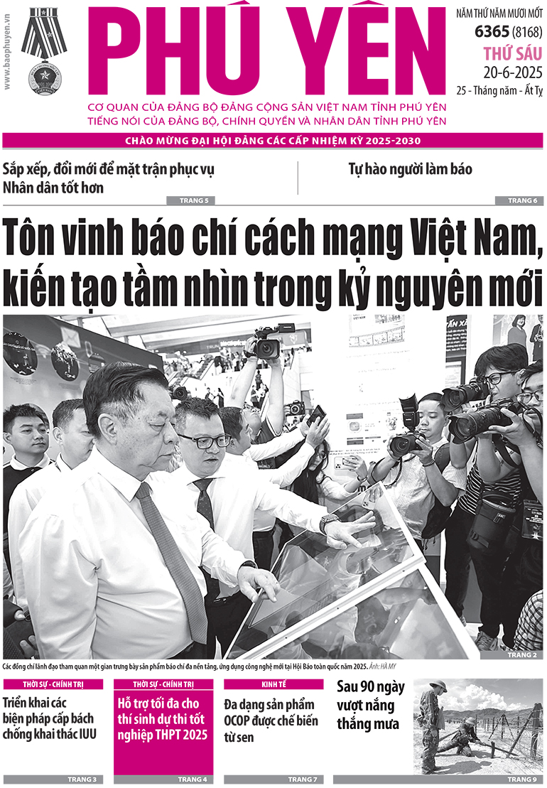 Đọc báo in ngày 20-6-2025