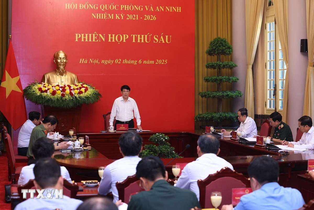 Chủ tịch nước Lương Cường phát biểu chỉ đạo. Ảnh: TTXVN