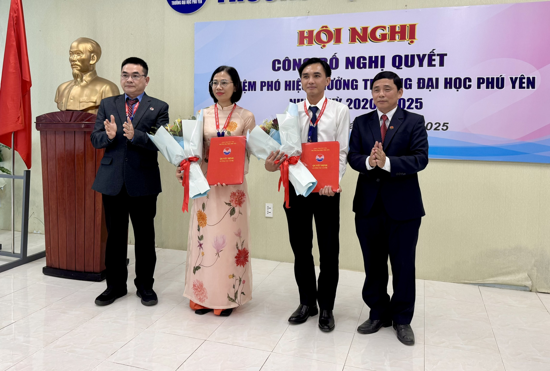 Bổ nhiệm hai phó hiệu trưởng Trường đại học Phú Yên