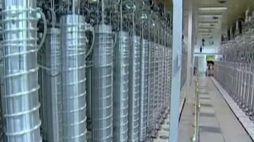Bên trong cơ sở hạt nhân Natanz của Iran. Ảnh: IRNA/TTXVN