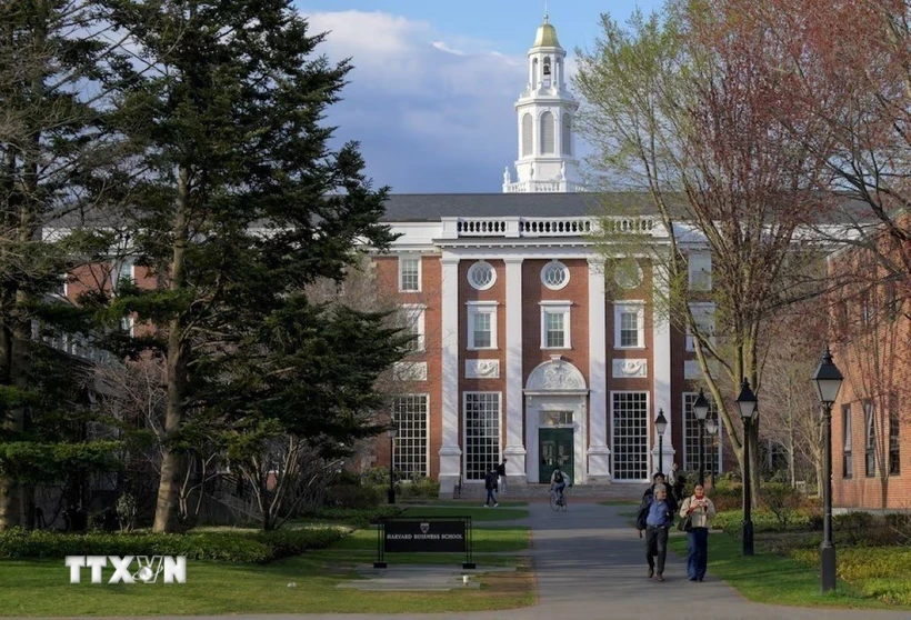 Đại học Harvard ở Cambridge, bang Massachusetts, Mỹ. Ảnh: Reuters/TTXVN