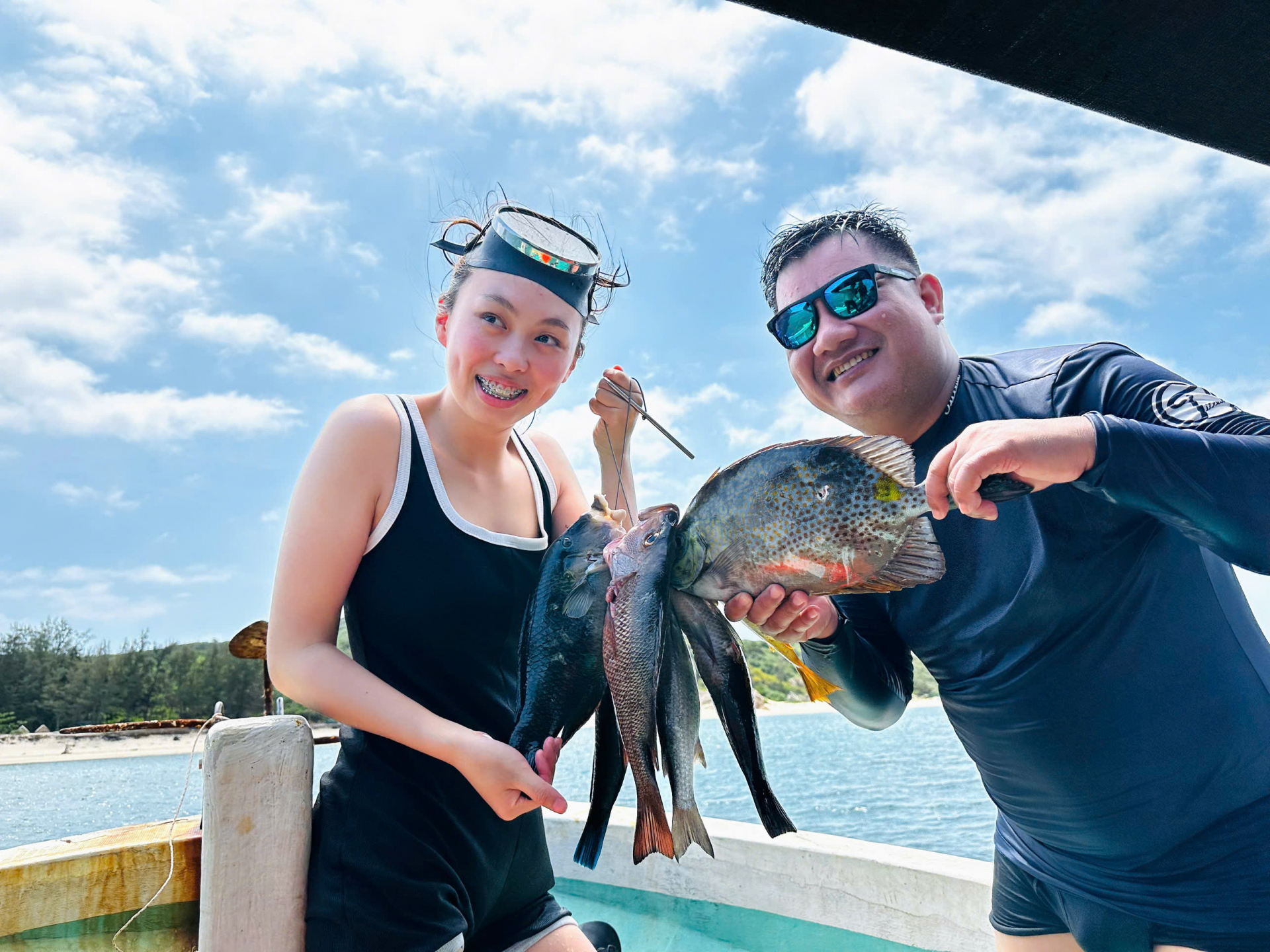 Fishing at Mai Nha Islet