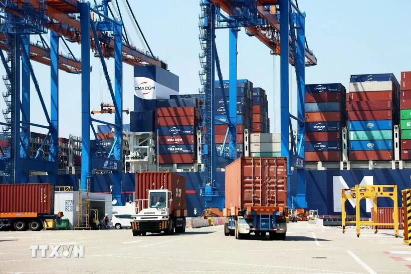 At Gemalink international port, Phu My town, Ba Ria-Vung Tau province. Photo: VNA