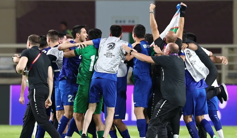 Uzbekistan lần đầu tiên giành quyền tham dự World Cup. Nguồn: FIFA